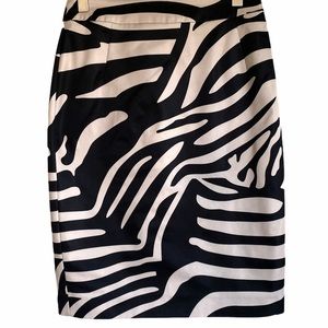 H&M | Zebra Pencil Skirt | Size 4